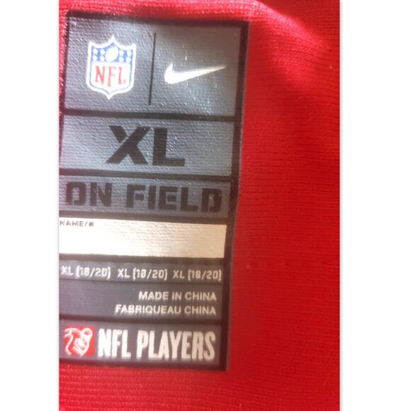 Nike Atlanta Falcons Matt Ryan #2 Game Jersey Red Youth Size XL 18-20 - Picture 7 of 8